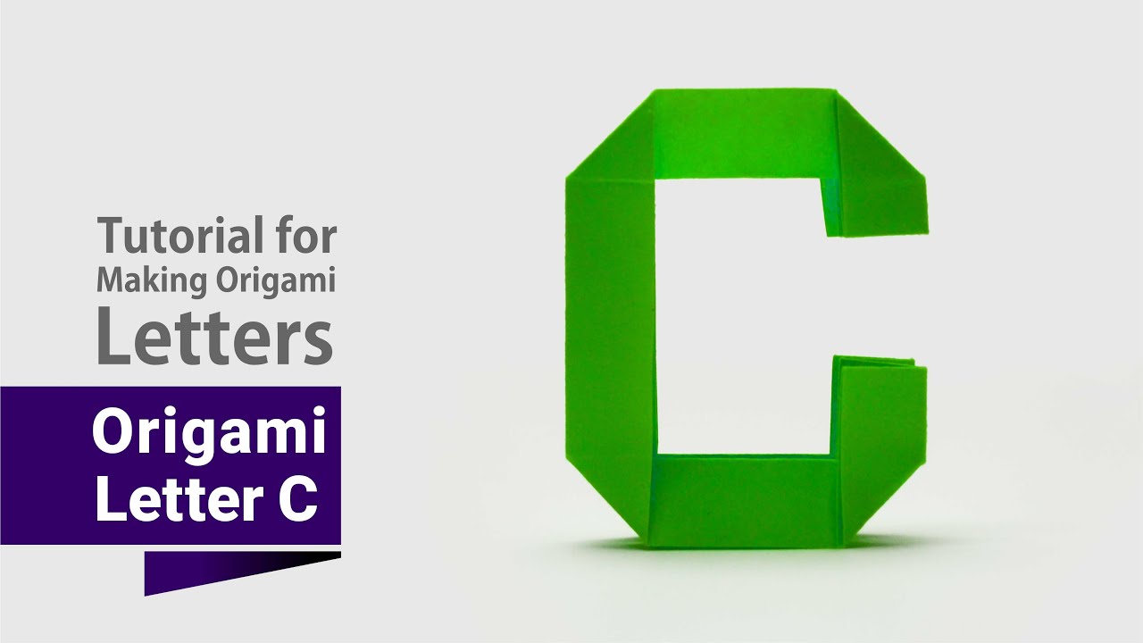 Crafting the Letter C with Origami: A Step-by-Step Guide