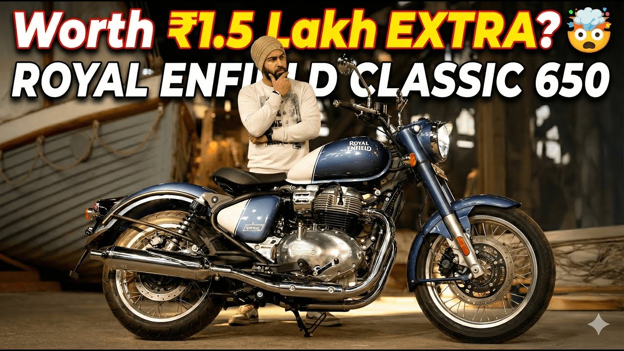 Royal Enfield Classic 650 vs 350: Is the 650 Worth ₹1.5 Lakh EXTRA? 🤯