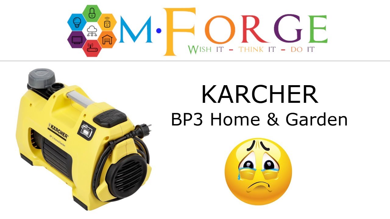 Karcher BP 3 Home & Garden. Panne récurrente, obsolescence programmée ou défaut de fabrication ?