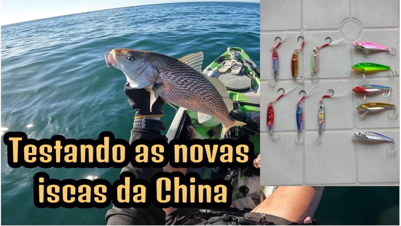 Testando as novas iscas da China