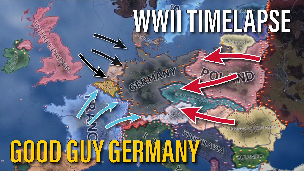 Democratic Germany for Freedom - Hoi4 Timelapse