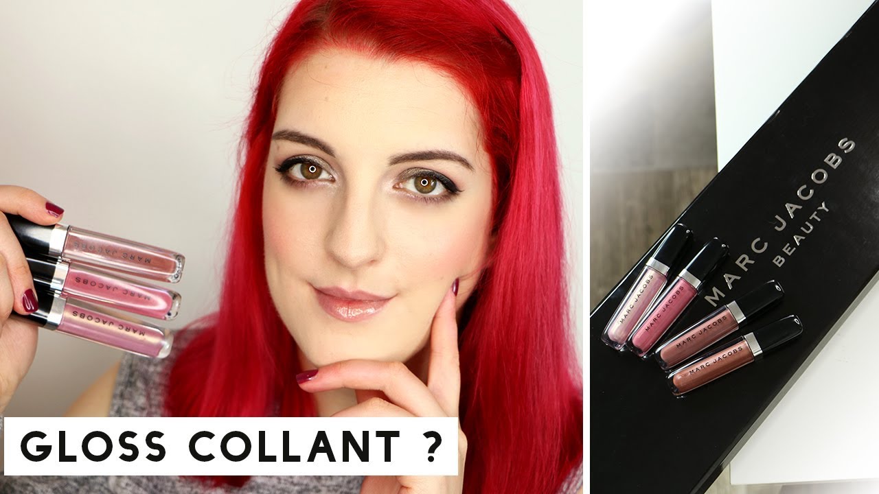 Le gloss qui va vous faire aimer les gloss ❤️ (25 swatch Enamored Hi-Shine Marc Jacobs)