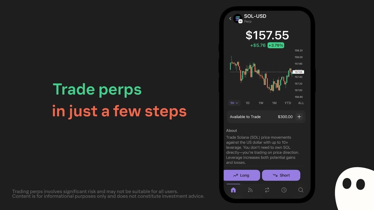 How to trade Phantom Perps in just a few taps
