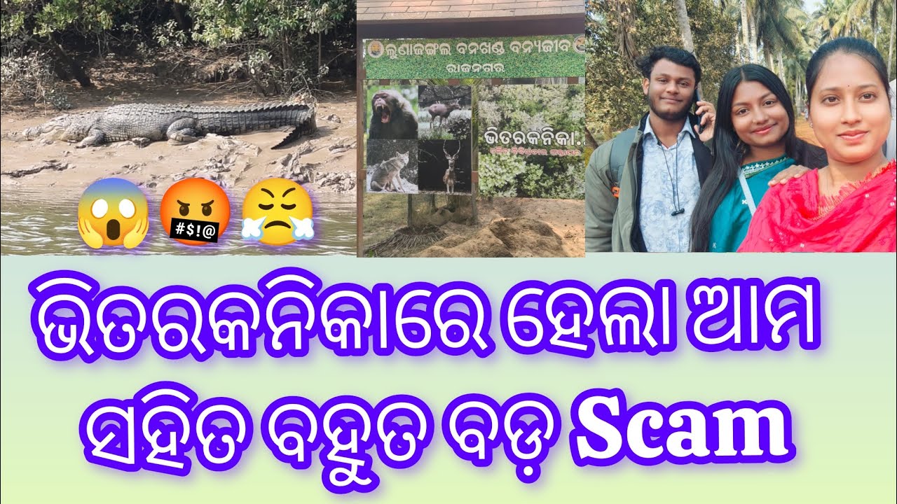 ଯାଇଥିଲୁ ଭିତକନିକା ହେଲା ଆମ ସହ ବହୁତ ବଡ଼ Scam😱🤬😤 #bhitarkanika #crocodile #foryourpage#likecommentshare 