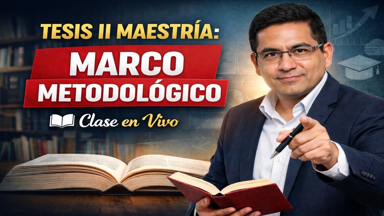 Tesis II Maestría: Cómo desarrollar el Marco Metodológico correctamente | Clase en Vivo