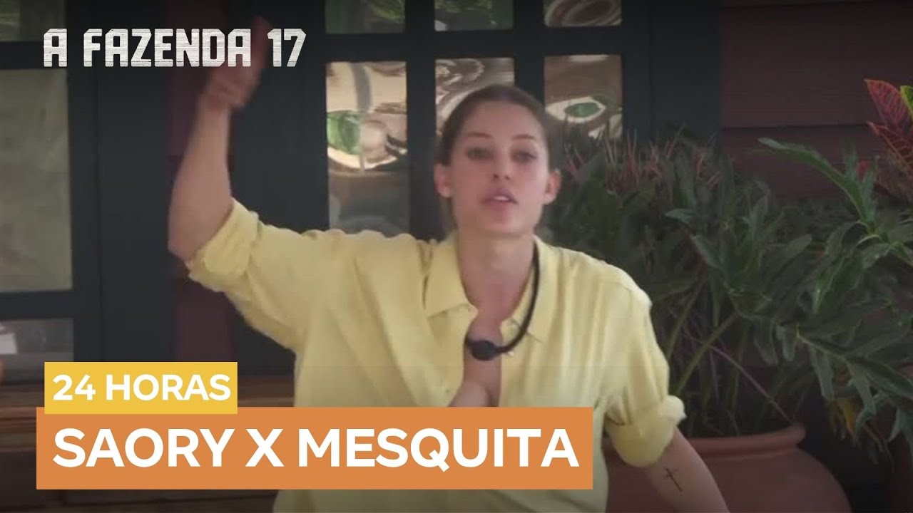 Saory chama Mesquita de 'leva e traz' por conversar com Wallas sobre discussão | A Fazenda 17