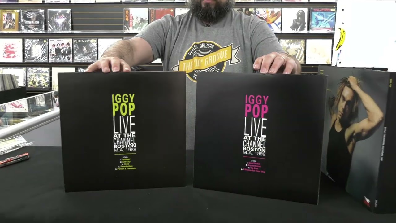 Iggy Pop - Live At The Channel Boston - Record Store Day 2021 Unboxing RSD DROP 1 June 12th