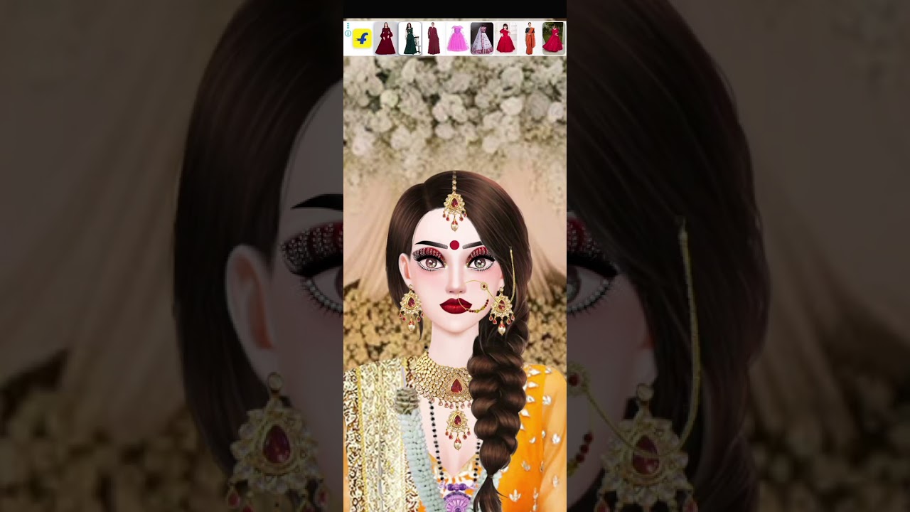 Indian wedding dress up game