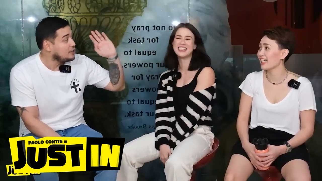 Chariz Solomon and Valeen Montenegro play &lsquo;Spit or Swallow&rsquo;| Just In