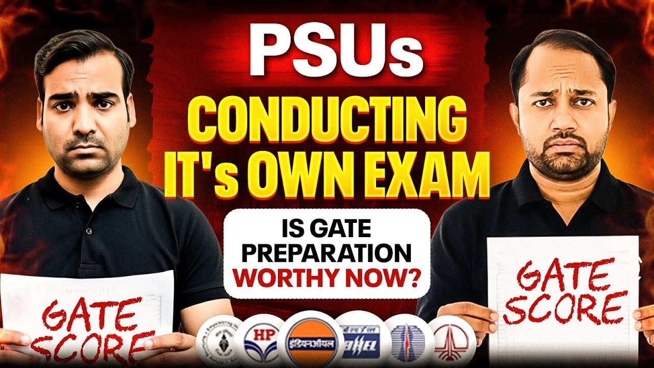 PSUs Conducting Their Own Exams | Is GATE Score Still Important for PSU Jobs?