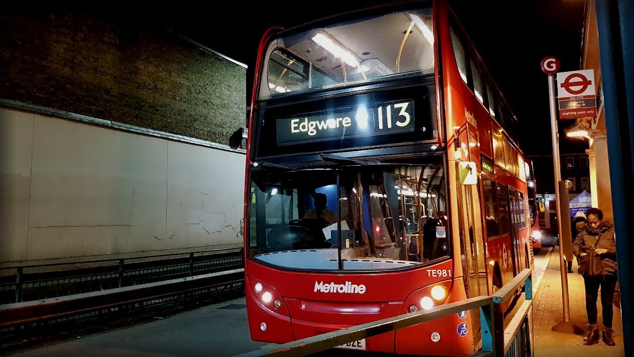 [F1] Enviro 400/Trident gets hammered on Route 113 (Metroline)