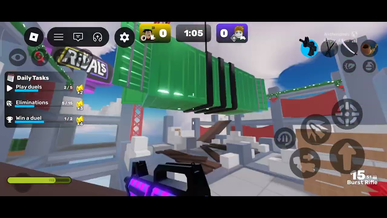 Mam jucat la renk pe rivals