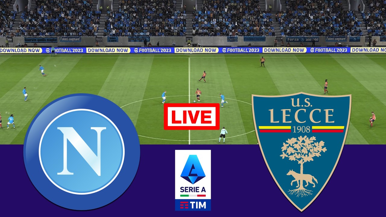 🔴 In Diretta : Napoli vs Lecce | Serie A 2025/26 | Streaming completo della partita