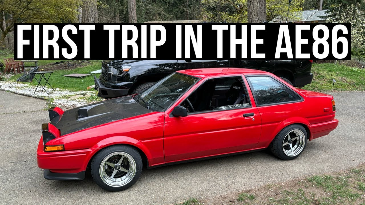 First Road Trip in the AE86 Corolla to see the best JDM cars in Washington