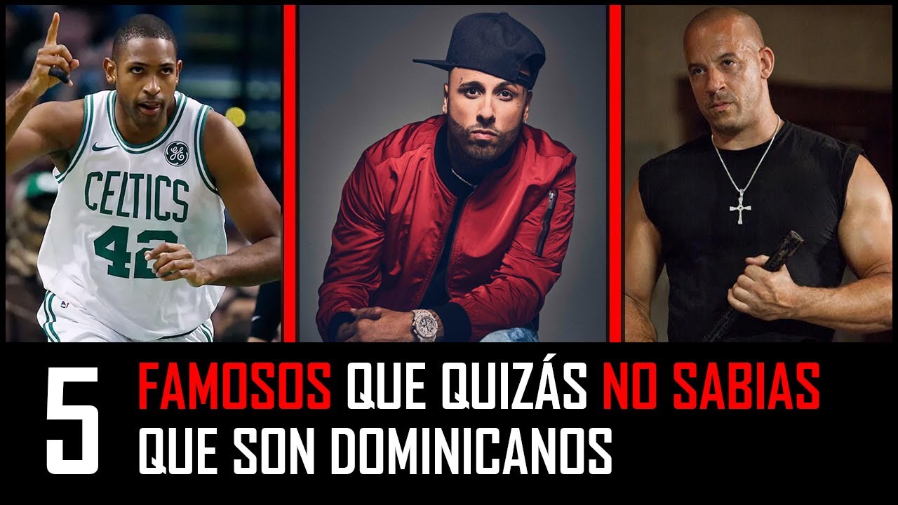 Famosos que quizás no sabias que son Dominicanos