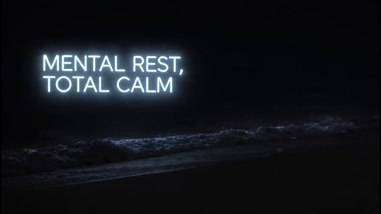 Deep Peace, Calming Ocean Ambience | Rolling Waves for Deep Sleep and Peaceful Mind