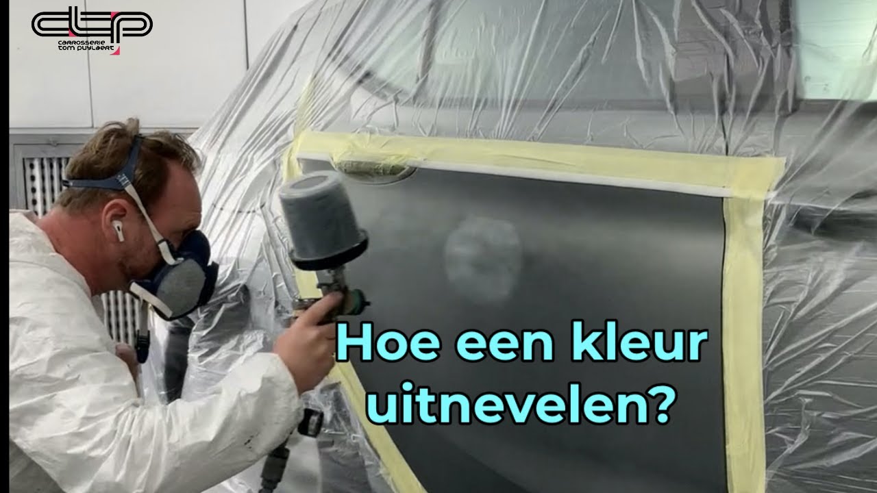 Hoe moet ik een kleur uitnevelen ? Ik leer het u in 3 minuten !!!