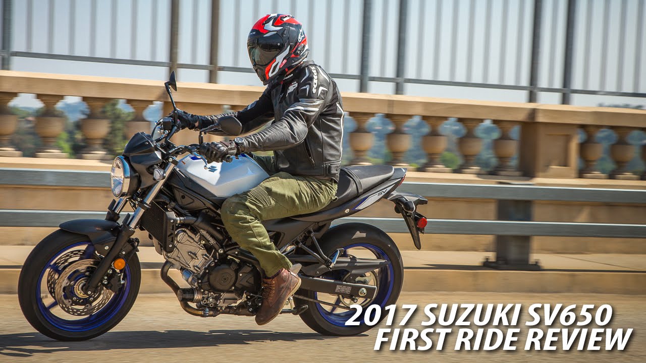 2017 Suzuki SV650A First Ride