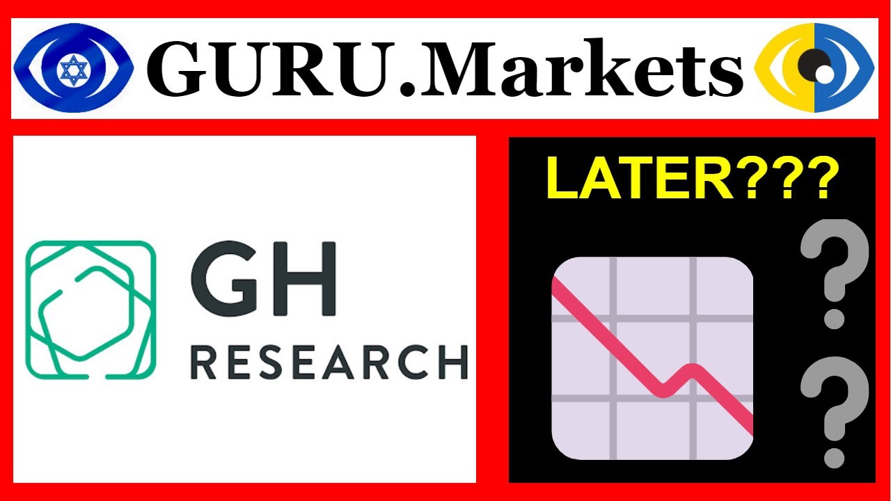 ⚡️ GH Research PLC (GHRS) - stock analysis, ticker: GHRS forecast GURU.Markets​ ...