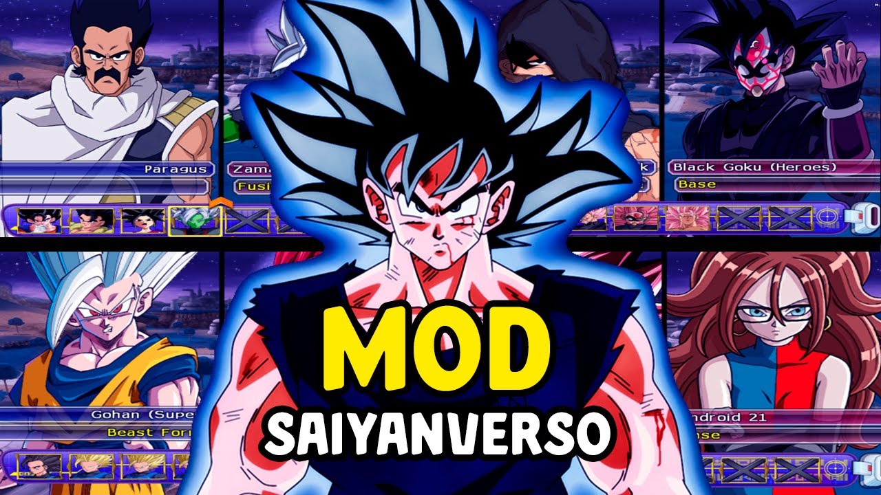 ESSE MOD TEM TODOS OS SAIYAJINS!!! | Dragon Ball Budokai Tenkaichi 3