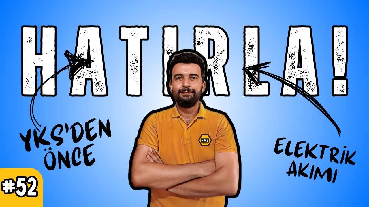 MSÜ VE TYT'DE KARŞINIZA GELEBİLECEK BİR SORU | YKS'DEN ÖNCE HATIRLA | SON 133 #aytfizik #yks2026