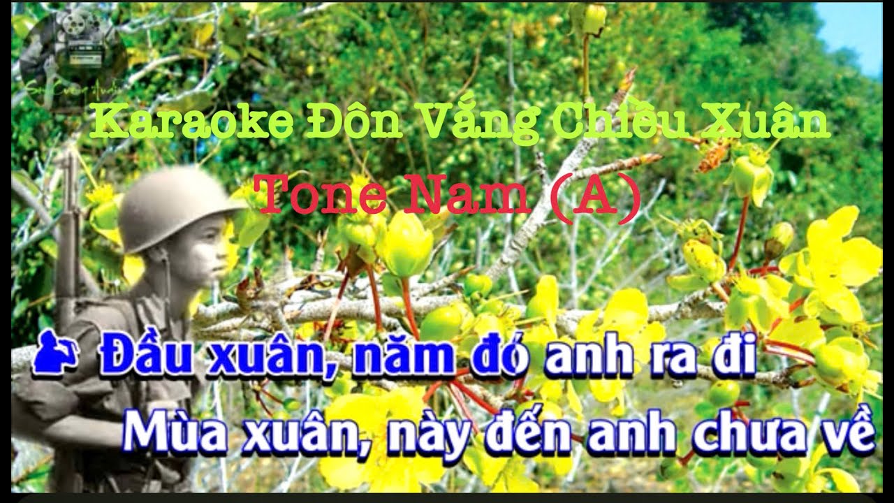 KARAOKE - ĐỒN VẮNG CHIỀU XUÂN - TONE NAM (A ) Sơn Cương Bolero
