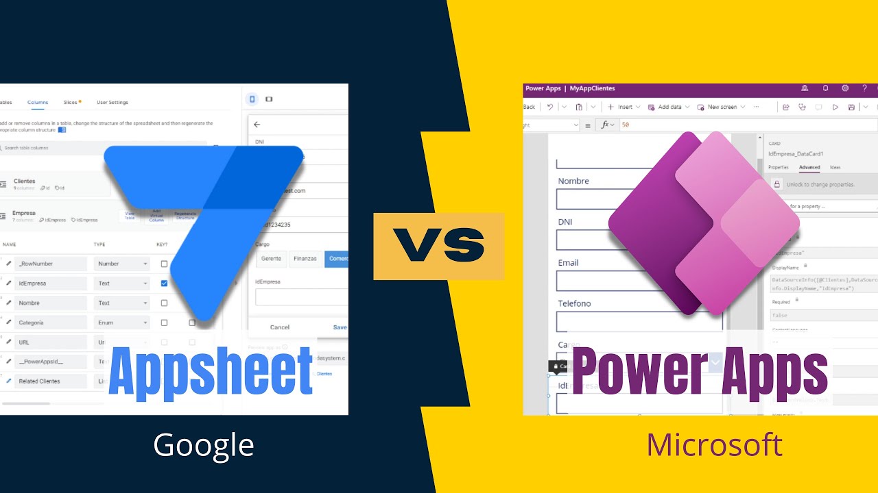 Creamos una aplicación en Appsheet y Power Apps al mismo tiempo!