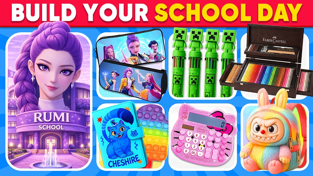 Would You Rather - Build Your Perfect Dream School Day 🎒🌈✨🤑 School Supplies Edition | Daily Quiz