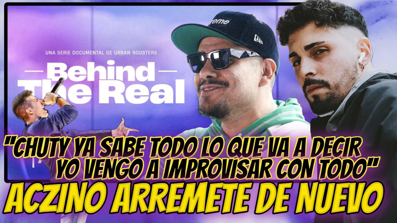 ACZINO ATACA A CHUTY EN EL DOCUMENTAL ''EL NO DA DECLARACIONES PORQUE YA TRAE SUS MIN PREPARADOS ''