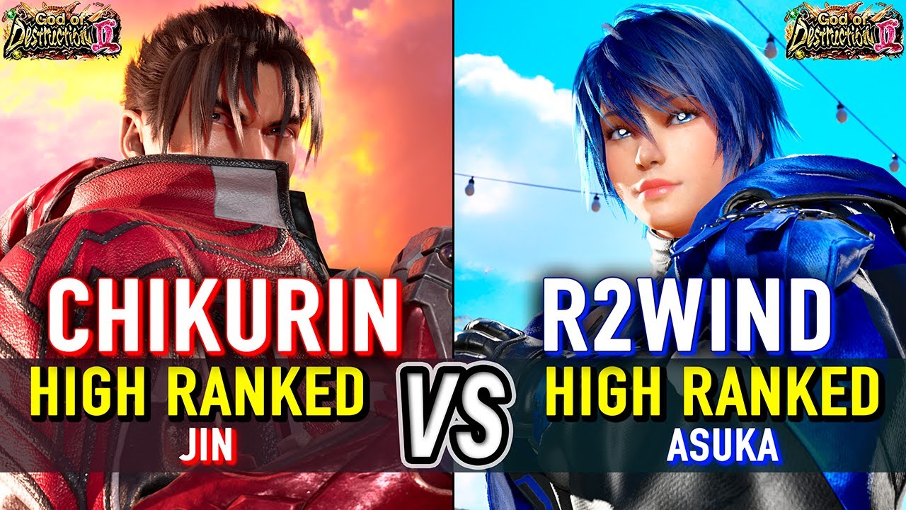 T8 🔥 CHIKURIN (Jin) vs R2WIND (Asuka) 🔥 Tekken 8 High Level Gameplay