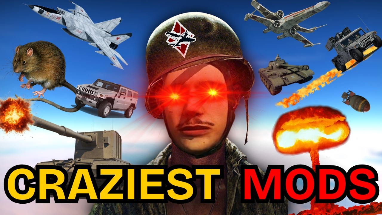 Я поиграл в самые безумные моды в War Thunder...