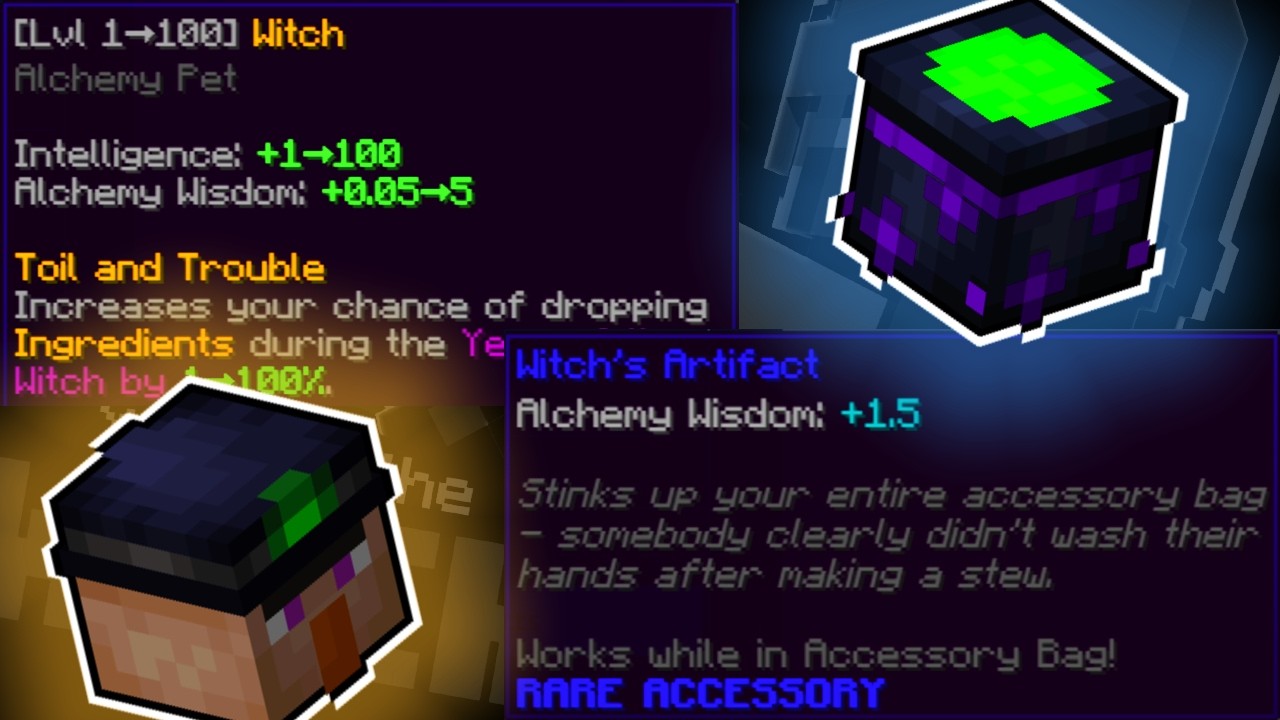 Я прокачал до максимума новое обновление «Год ведьмы»! (Hypixel SkyBlock)