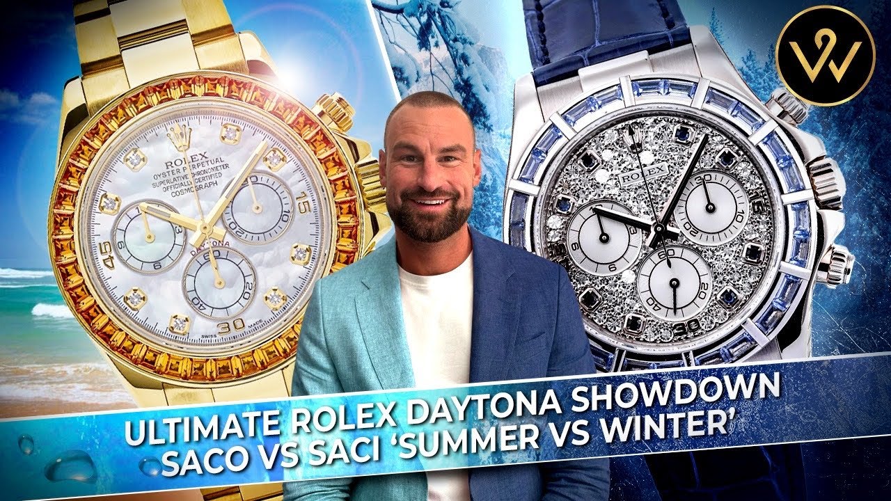 ГЛАВНОЕ редкое противостояние Daytona! Летние против зимних Rolex 116578SACO 116589SACI — официал...