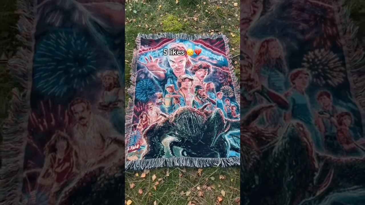 I hope Stranger Things fans will enjoy my blankets...🥹♥️