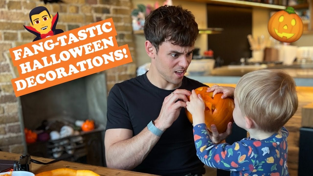 FANG-TASTIC HALLOWEEN DECORATIONS! I Tom Daley