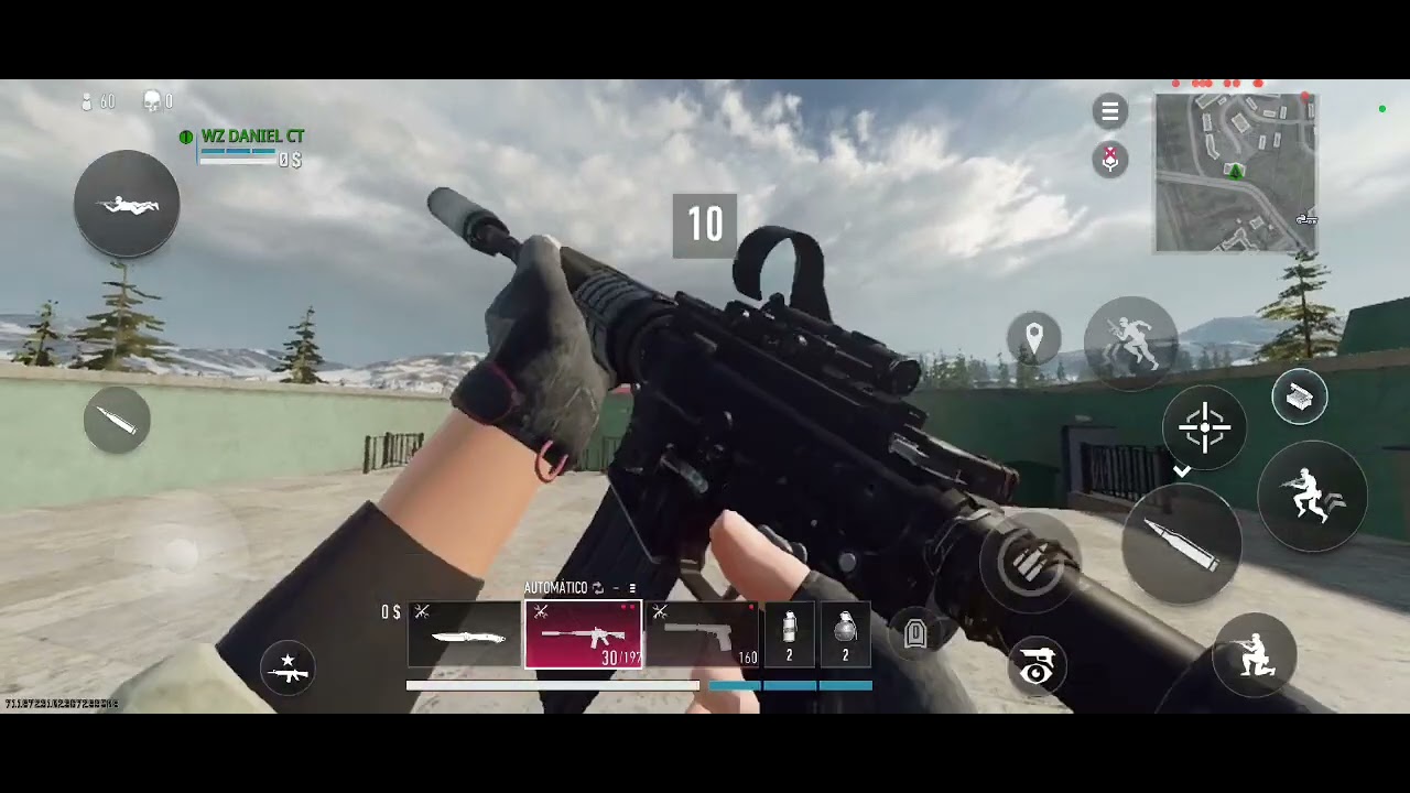 Warzone mobile en el honor 90 amas 60 fps mas o menos ya grabando es otra cosa