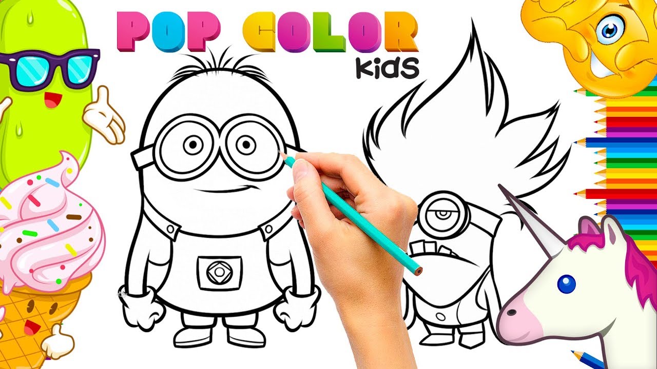 How to draw a Minion  Fun and easy
