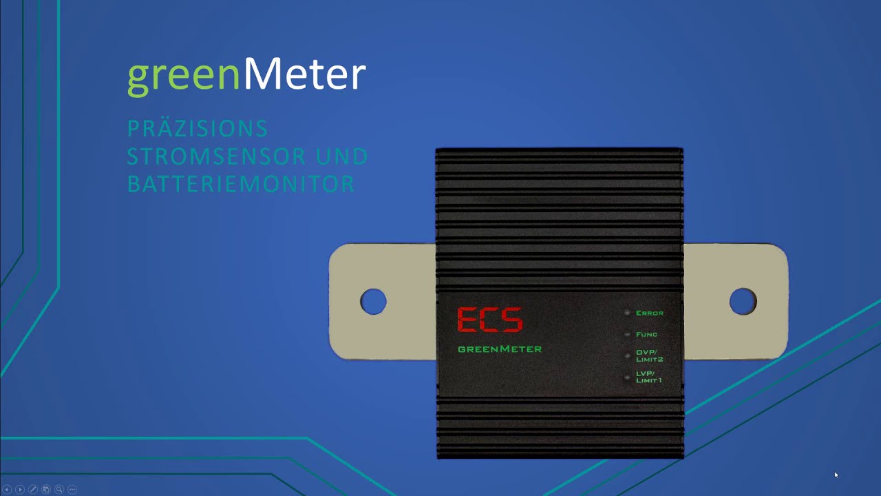 Einf&uuml;hrung ECS greenMeter - High Precision Batteriemonitor / Stromsensor