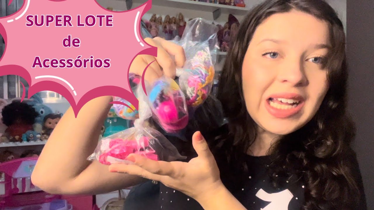 SUPER LOTE de Acessórios de Barbie