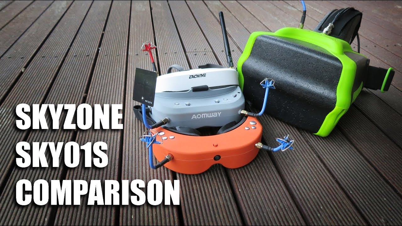 Skyzone SKY01S FPV goggles comparison