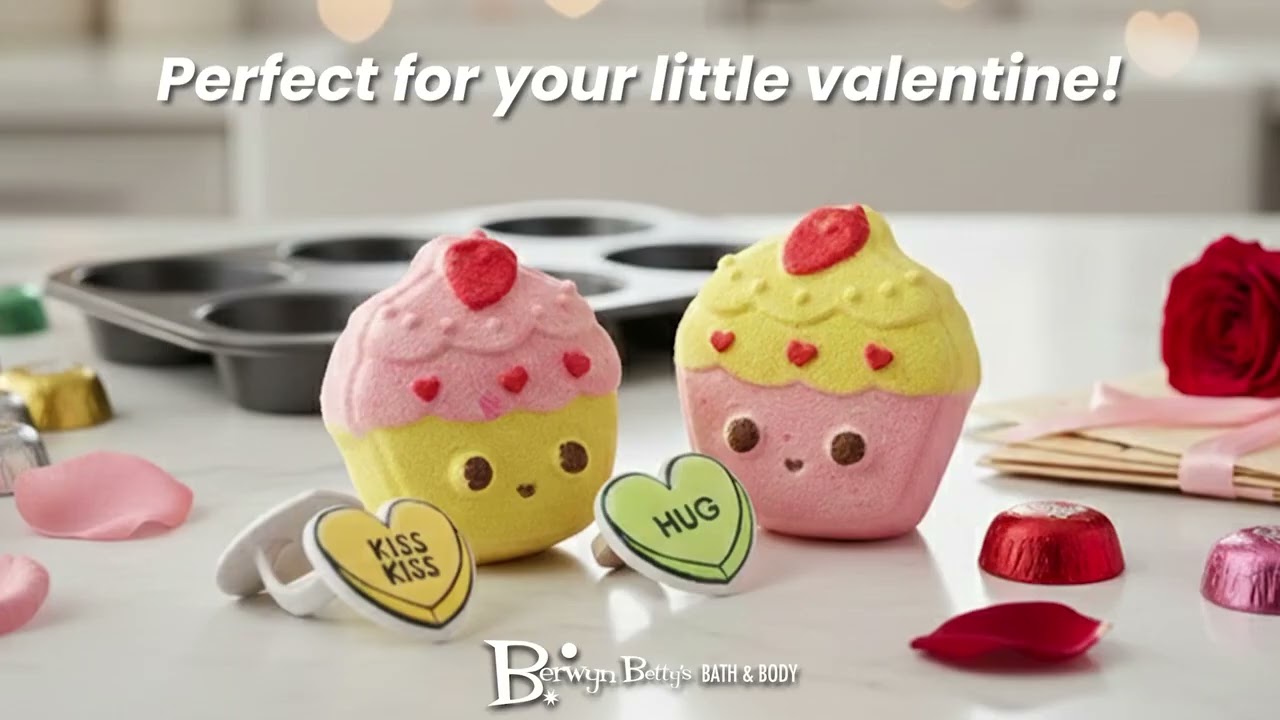 Love is in the bath! 💖✨ Valentine Kids Bath Bombs