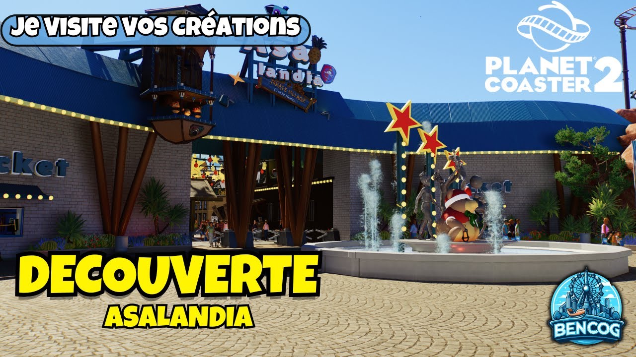 Je Visite Vos Parcs (S&eacute;rie Parc Communautaire) | Asalandia | Planet coaster 2