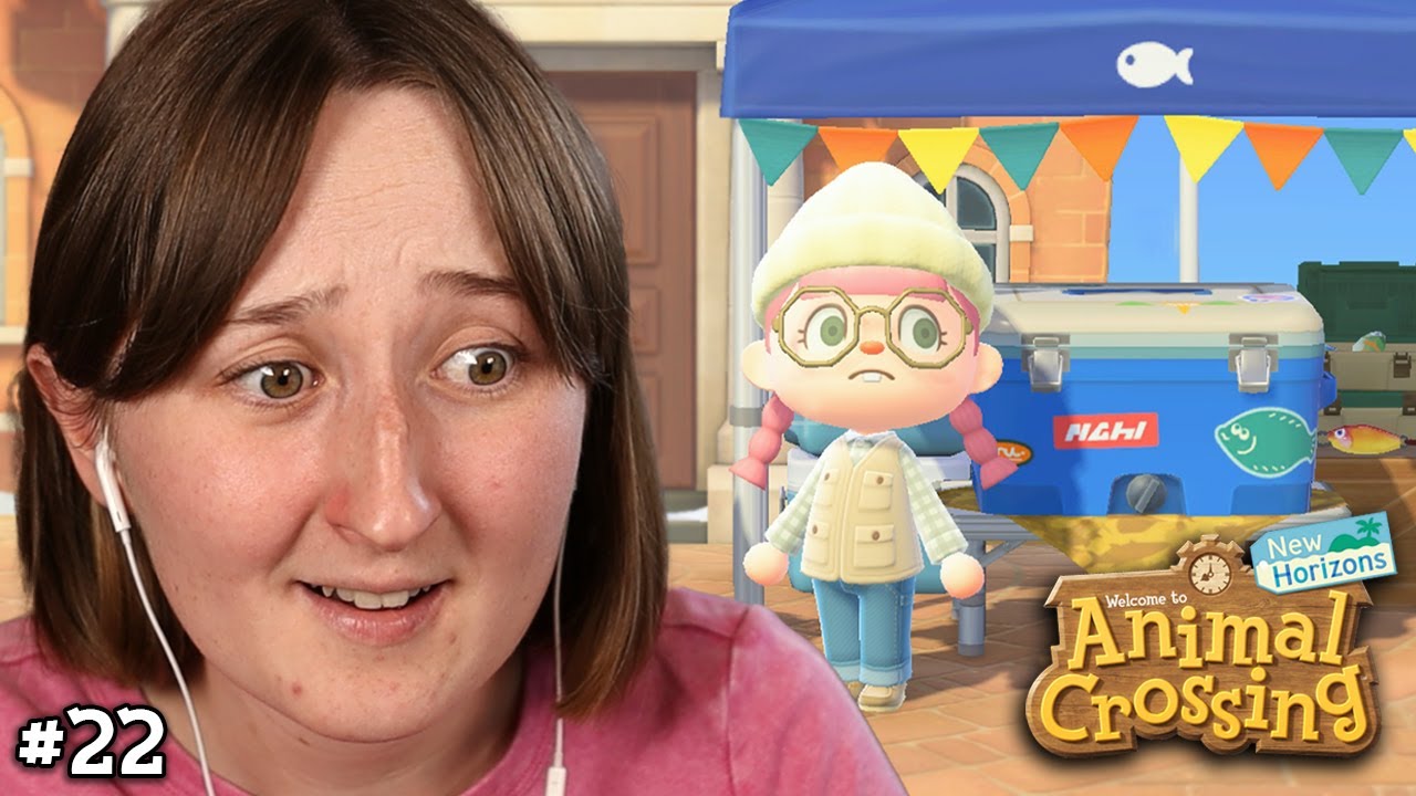 Our first fishing tournament! | Animal Crossing #22