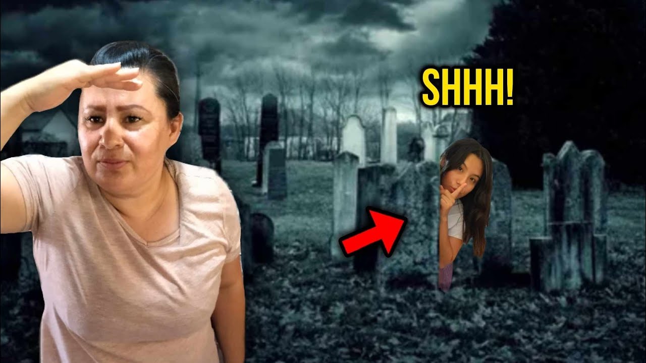 JUGAMOS A LAS ESCONDIDAS EN UN *CEMENTERIO* DE NOCHE!! 😱NO PUEDO CREER LO QUE MIRAMOS🥺