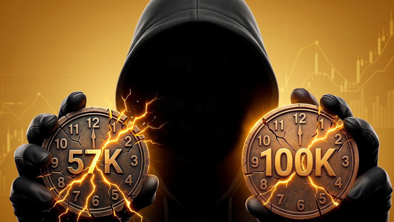 Bitcoin a espera pelos 57K vai acabar com voc&ecirc; (os 100k tamb&eacute;m)