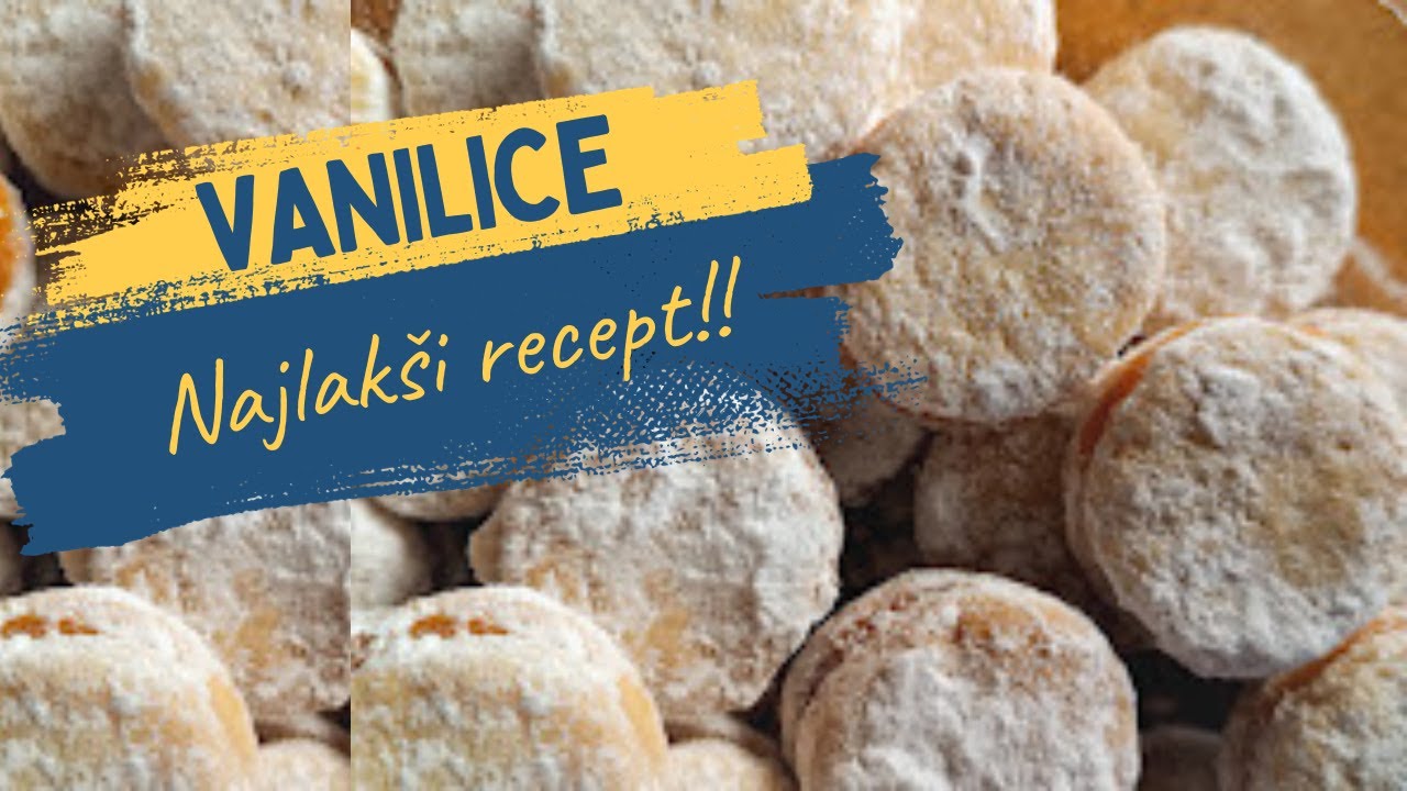 🍪 Starinske vanilice sa margarinom | Najbrži recept za najbolje vanilice (tradicionalni)