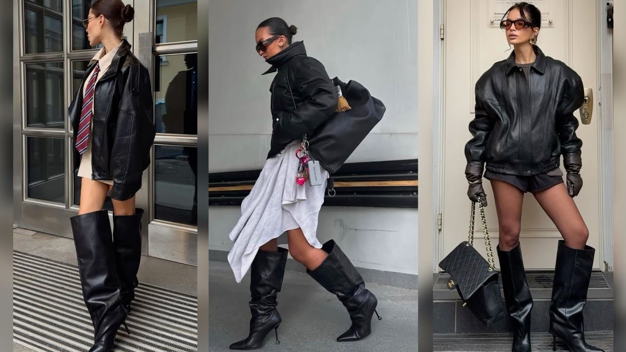 Outstanding and Elegant collection of Leather Long High Heel Boots for women 