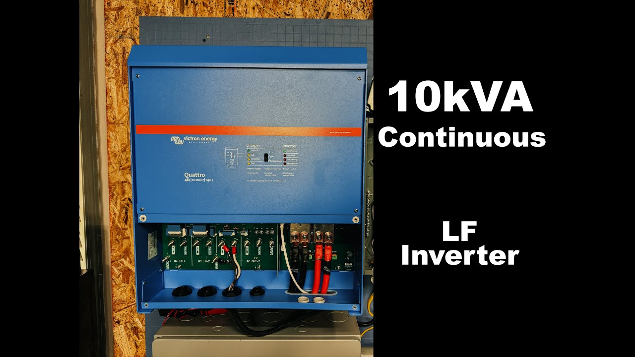 #victron Quattro 48v 10kVA Inverter Charger setup | #eg4  Wallmount #lifepo4