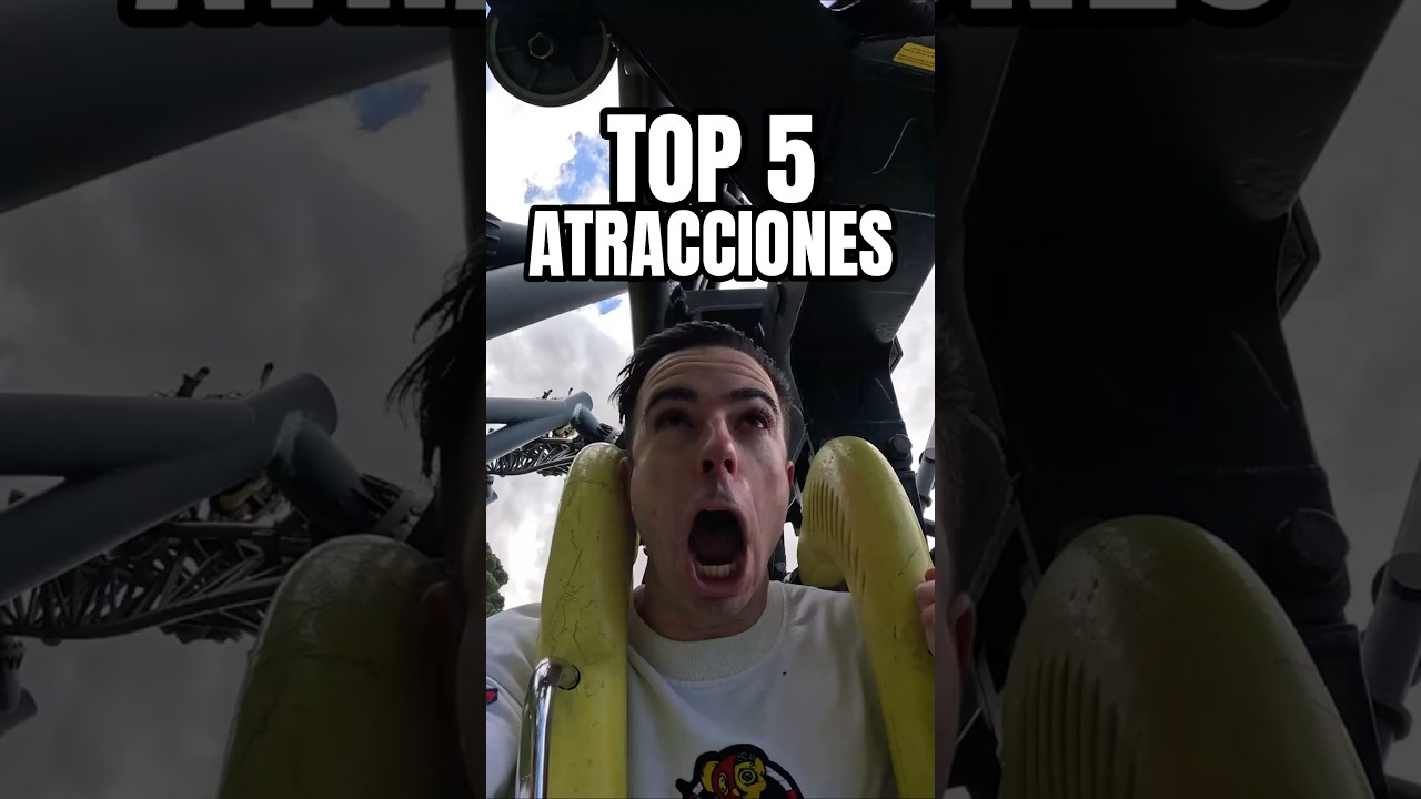 TOP 5 mejores atracciones que prob&eacute; 🎢
