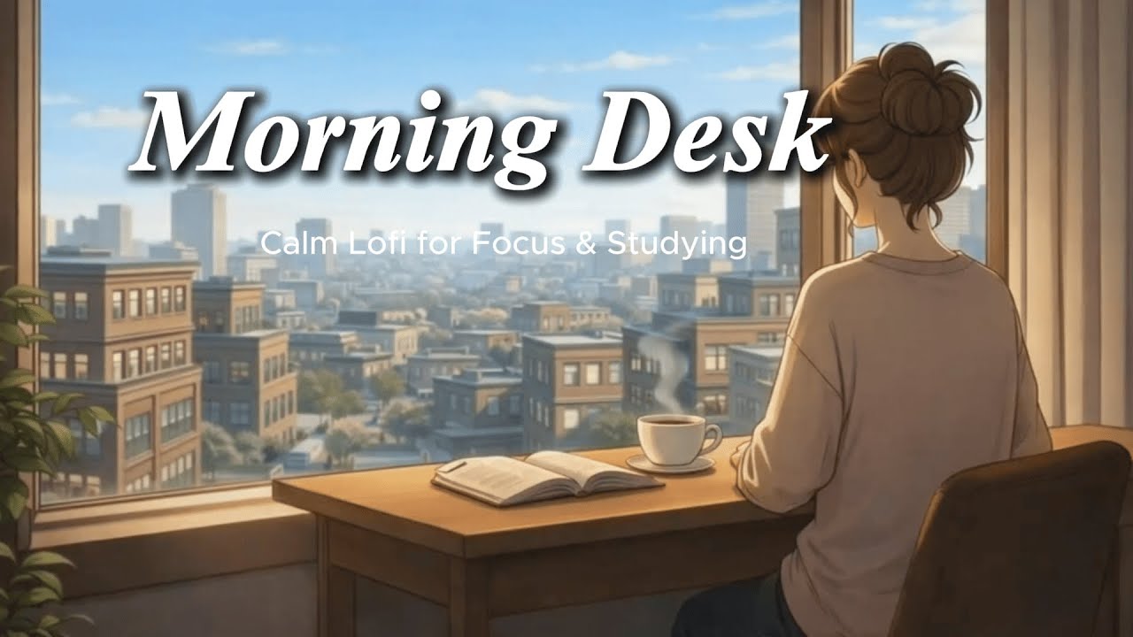 Morning Desk ☀️ Calm Lofi for Focus & Studying (Day 16)